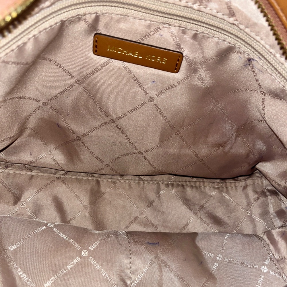 Michael Kors Tan Genuine Python Snake Shoulder Bag - image 7